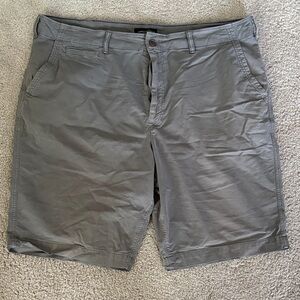 American Eagle Outfitters Men's Gray Flat Front Shorts